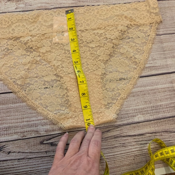 Women's All Over Lace Bikini Beige Underwear - Auden - Size XLarge - 3 pairs - Picture 5 of 11